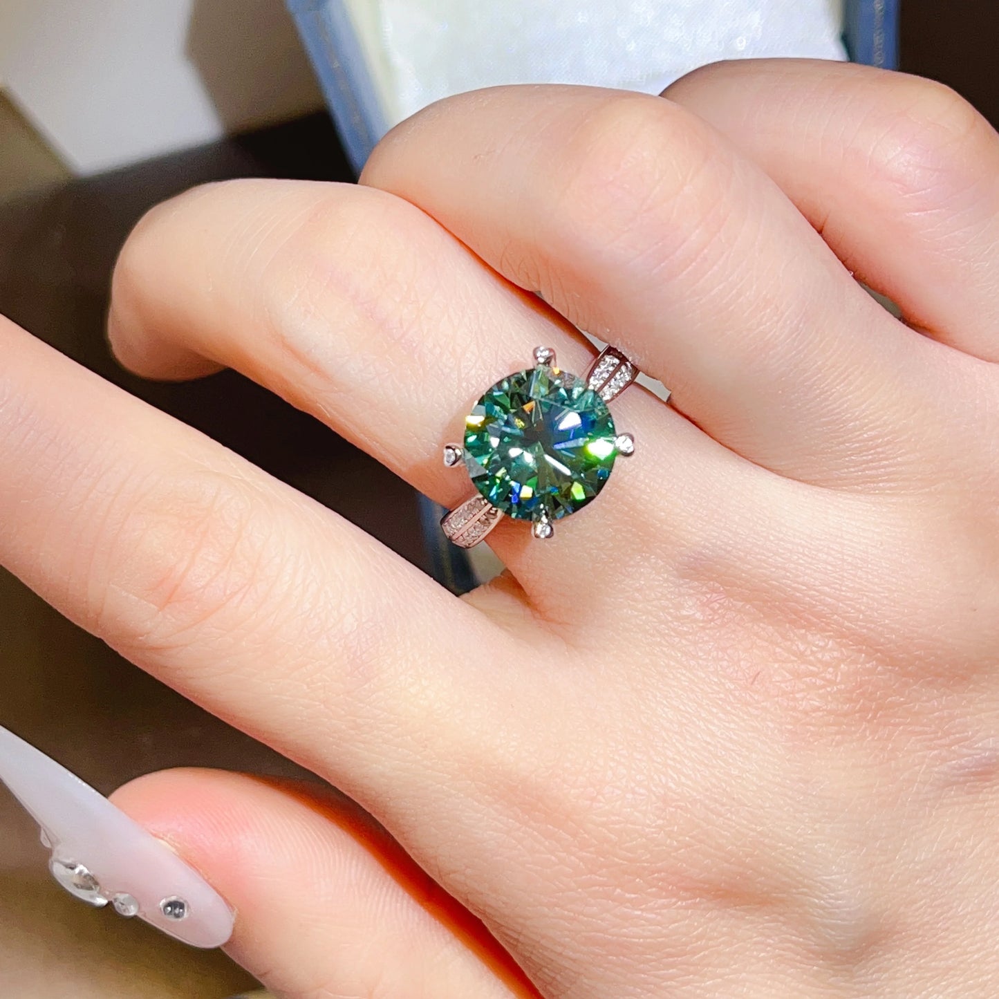 5ct Moissanite ring