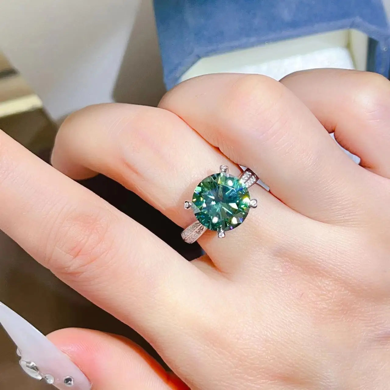5ct Moissanite ring