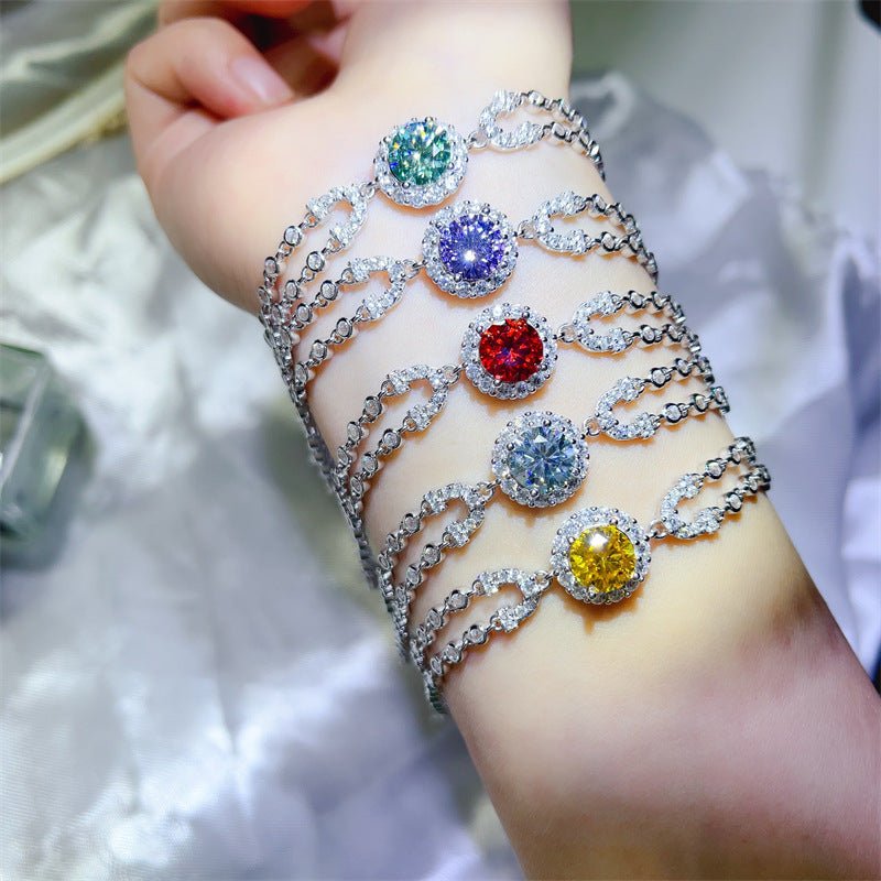 Double-Layer Moissanite Tennis Bracelet – image 1