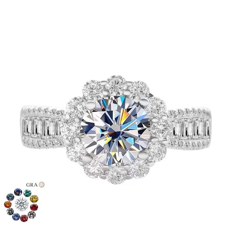 European And American Inspired Geometric Ring For Women – view 1