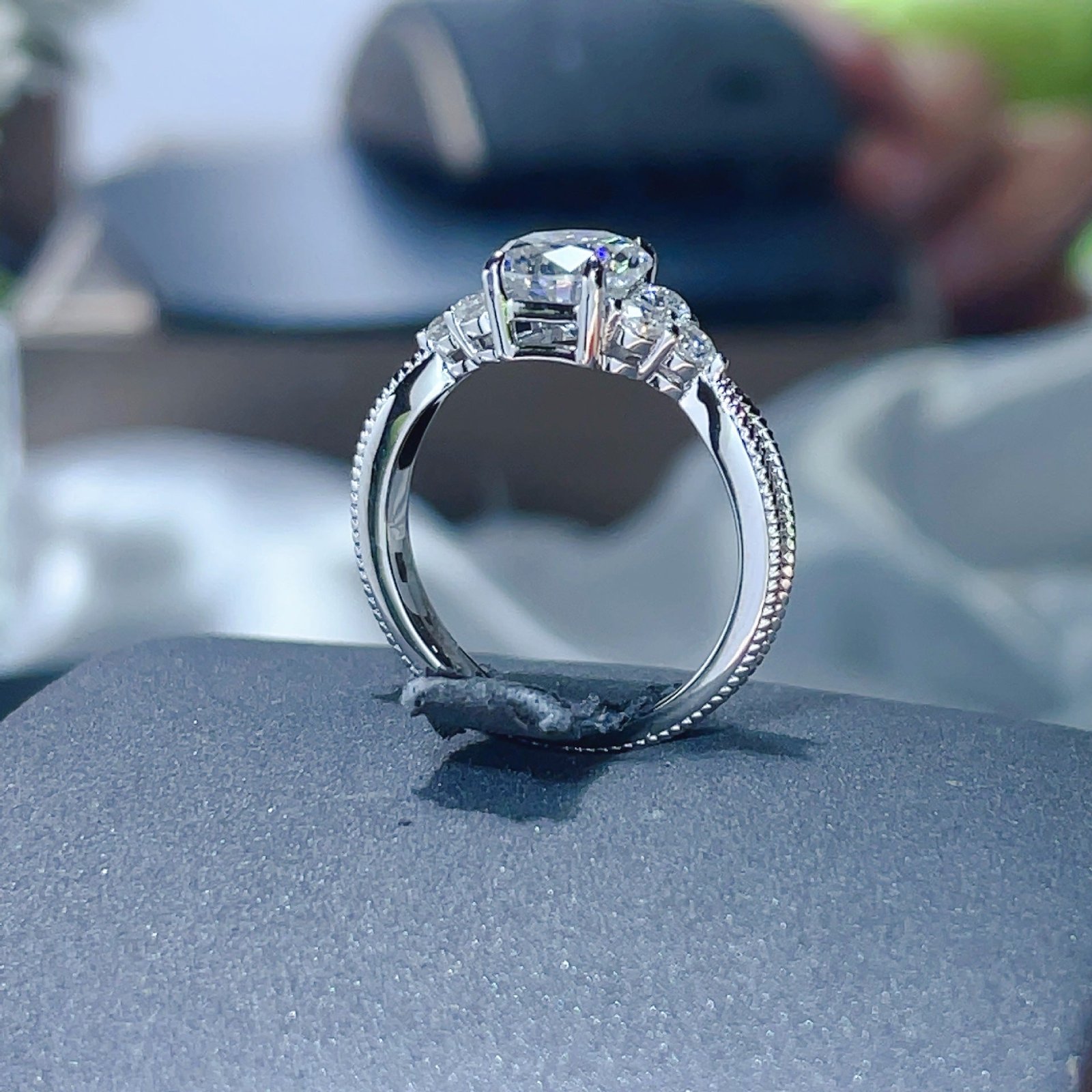 European And American Inspired Geometric Ring For Women – view 1