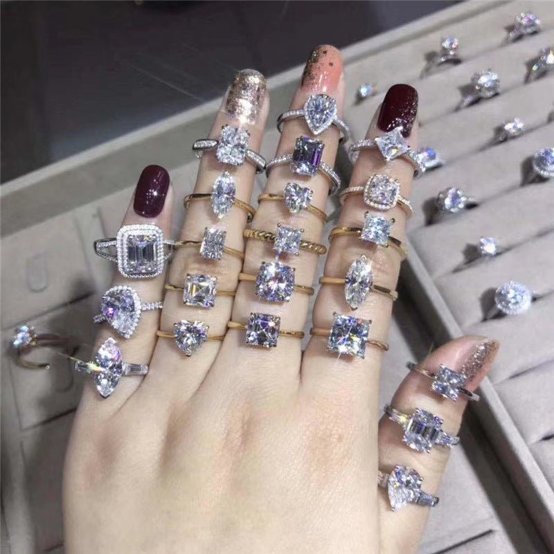VVS Moissanite Multi-Shape Ring Stone, D Color Loose Stone Look, Certified Style – view 1