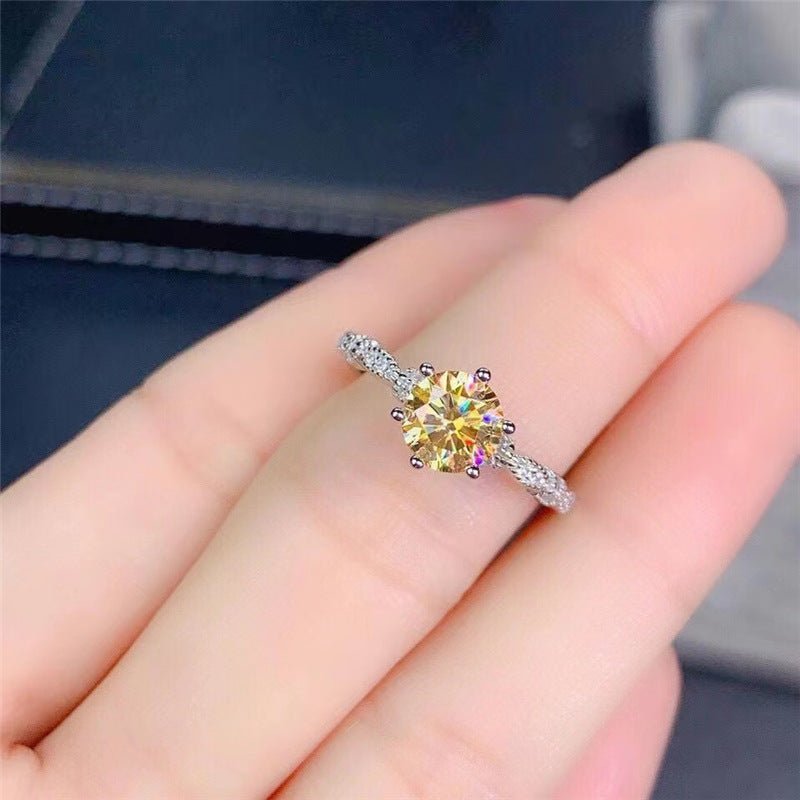 Fashion Fashion Design Moissanite Ring For Women And Men – view 2