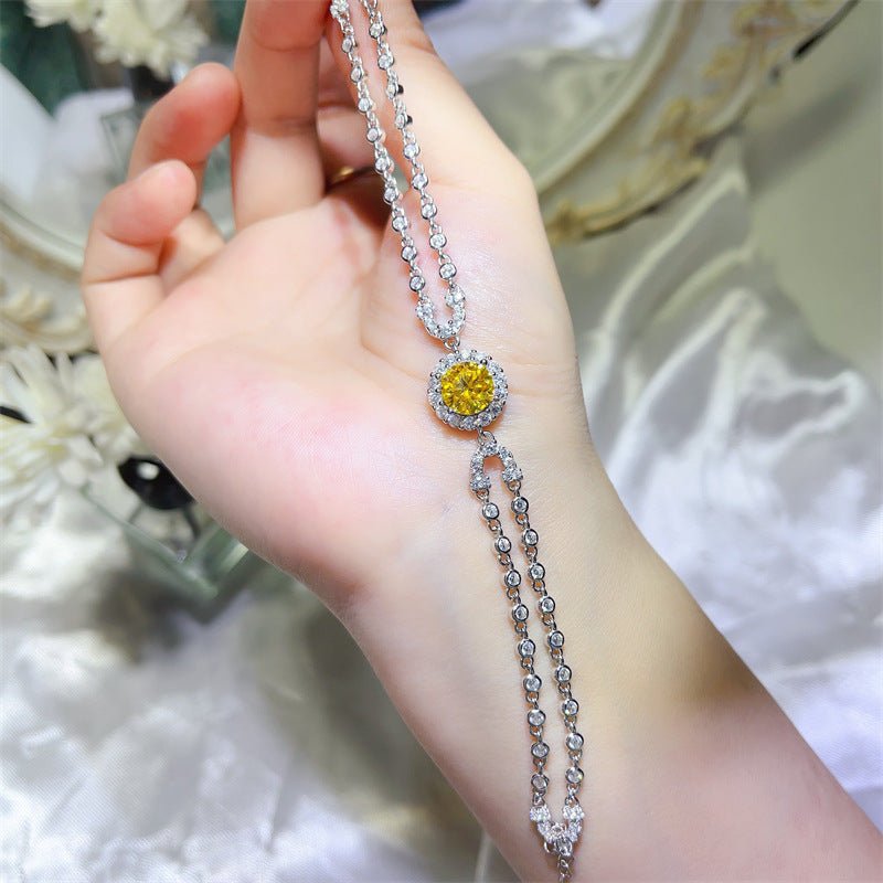 Double-Layer Moissanite Tennis Bracelet – image 2