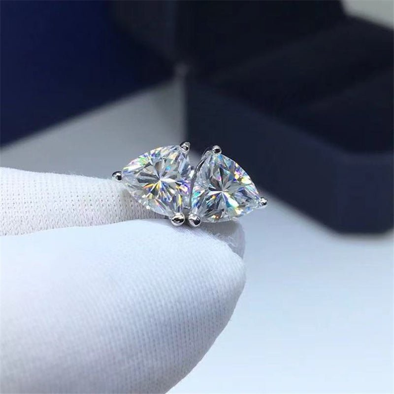 Fashion Floral Moissanite Earrings For Fashion Jewelry Lovers – view 3