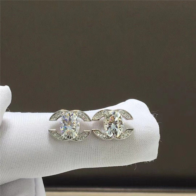 Sparkling Stud Earrings for Women - Radiant, Halo, Bow, Emerald-Cut & Triangle Minimal Earrings – view 4