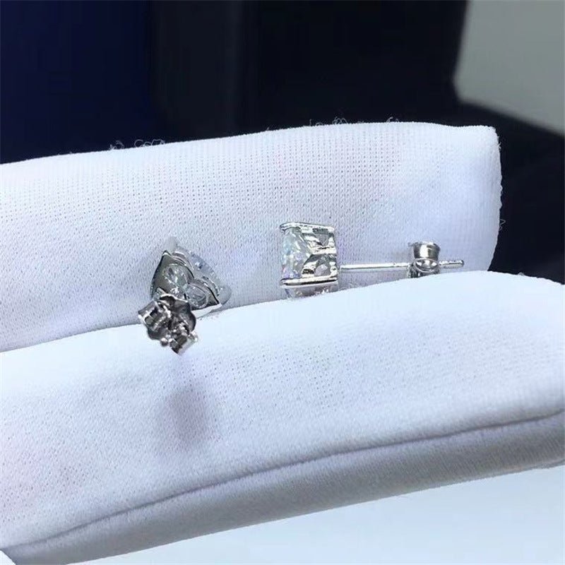 Fashion Floral Moissanite Earrings For Fashion Jewelry Lovers – view 4