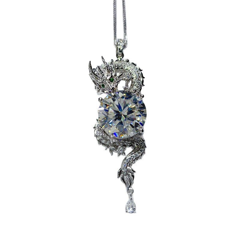 Dragon Moissanite Pendant Necklace – image 5