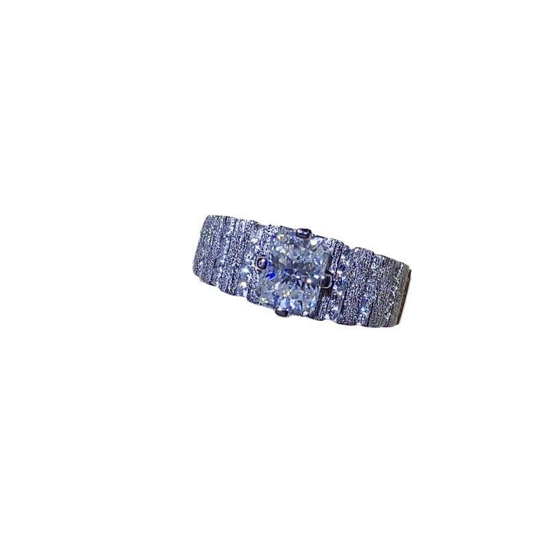 2 Carat Radiant-Cut Moissanite Ring for Men – image 6