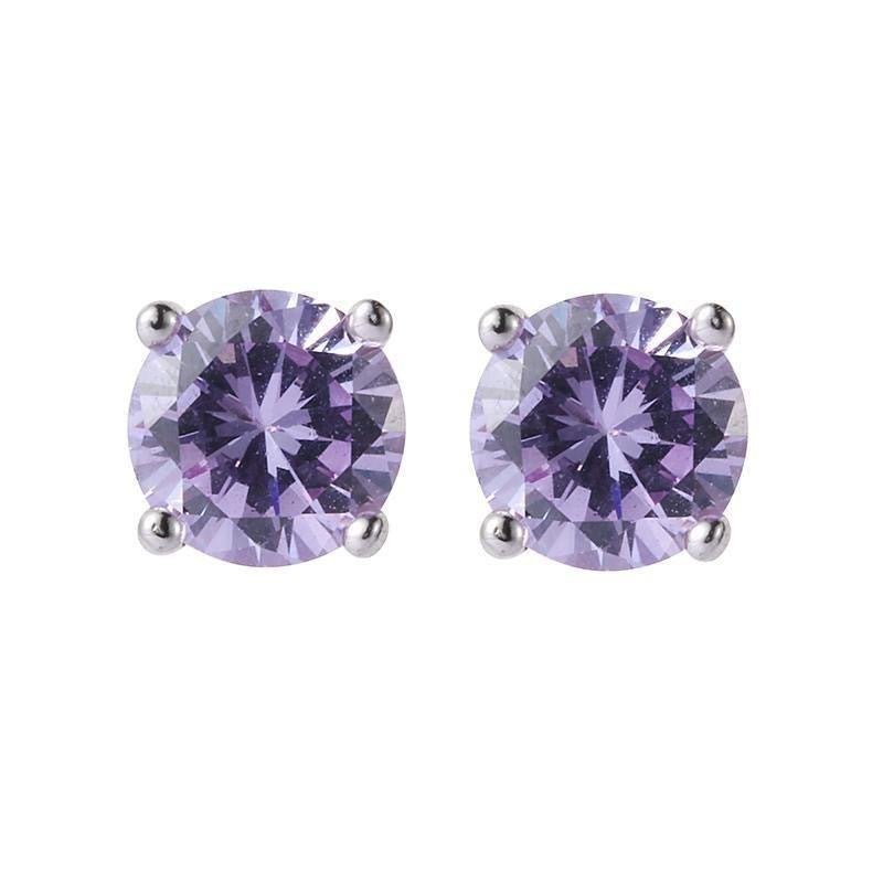 Classic Four-Prong Moissanite Stud Earrings – image 14