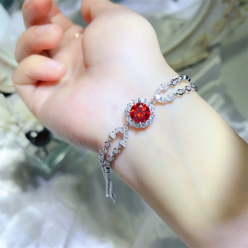 Double-Layer Moissanite Tennis Bracelet – image 8