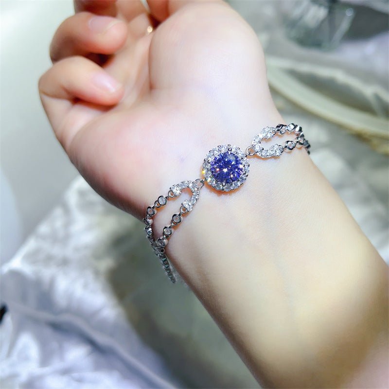 Double-Layer Moissanite Tennis Bracelet – image 7