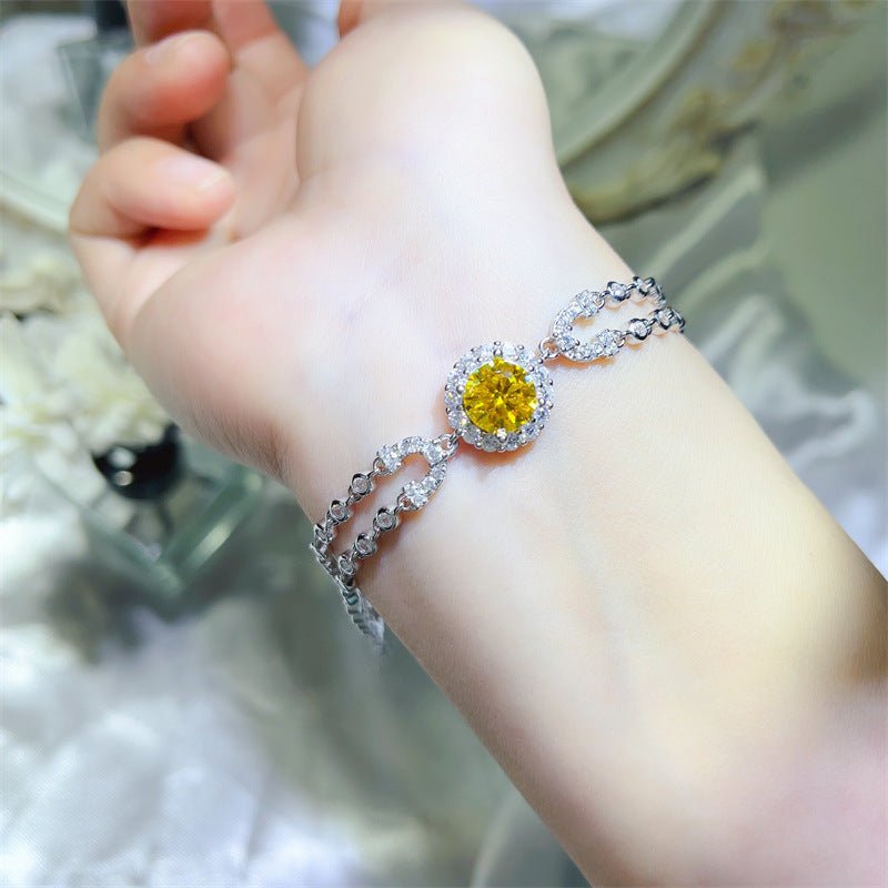 Double-Layer Moissanite Tennis Bracelet – image 10