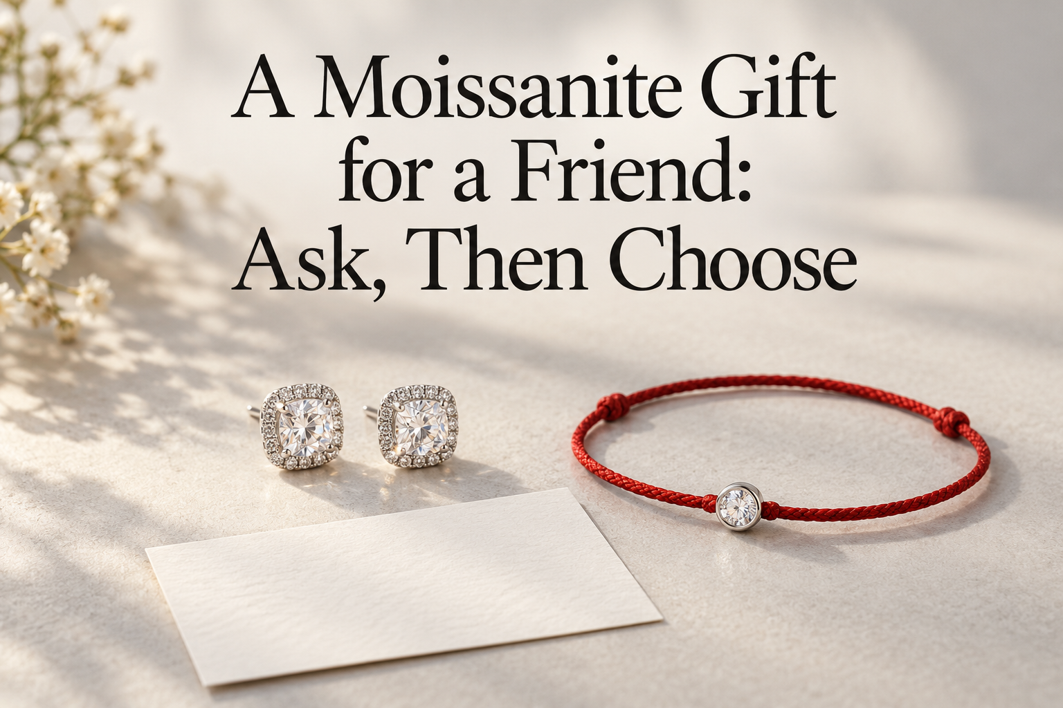 A Moissanite Gift for a Friend: Ask, Then Choose