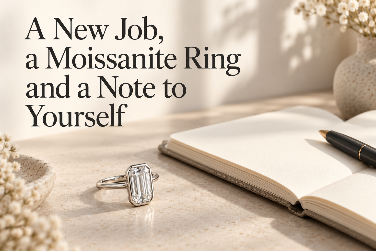 A New Job, a Moissanite Ring and a Note to Yourself