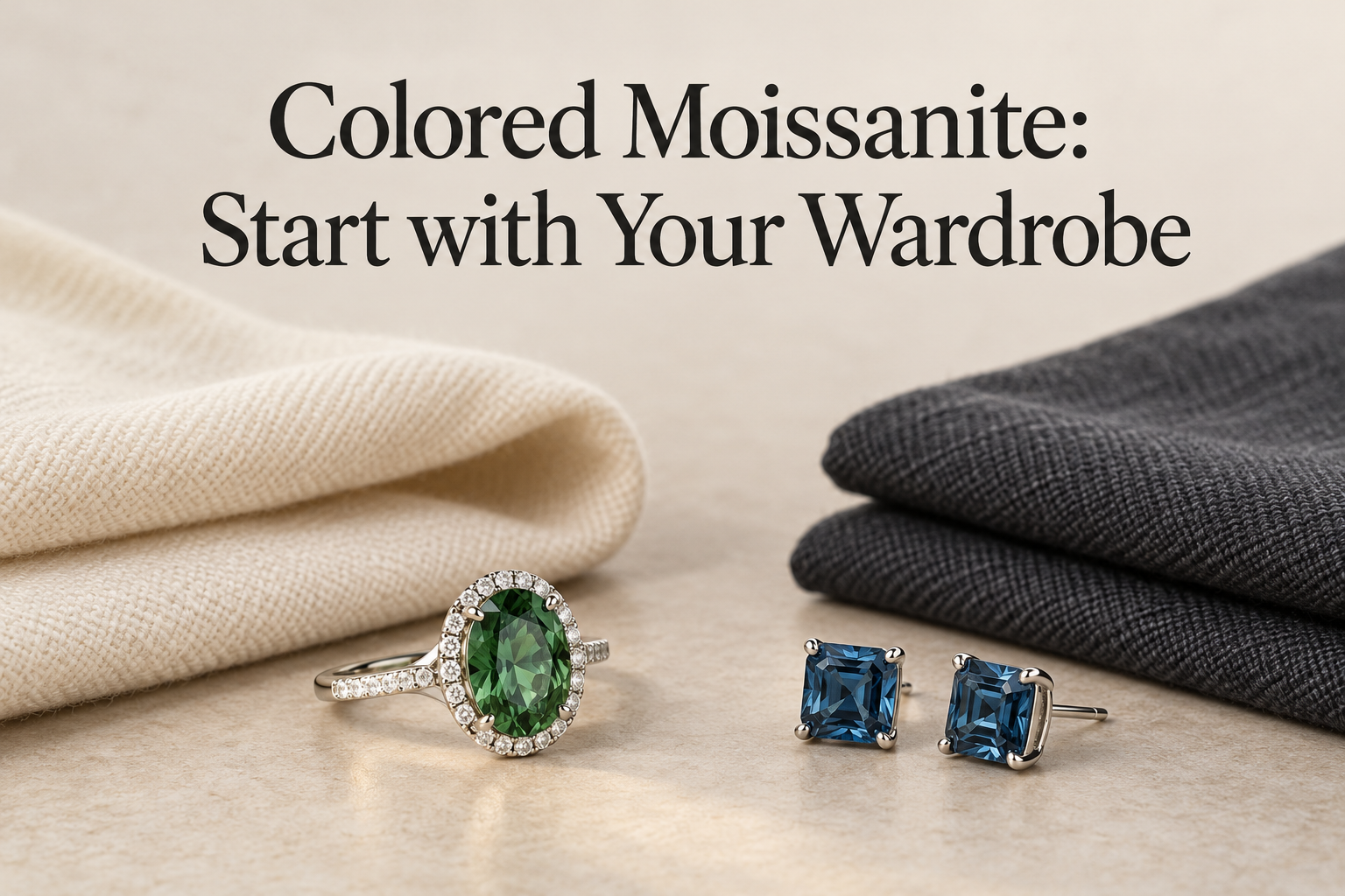 Colored Moissanite: Start with Your Wardrobe
