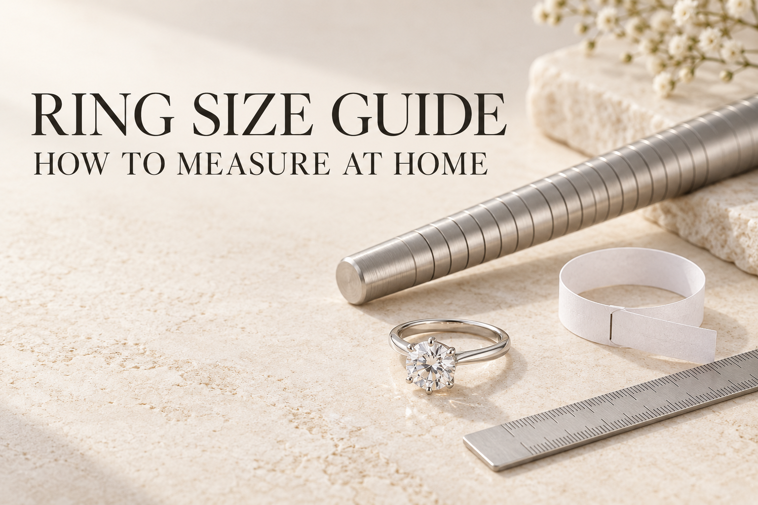 Ring Size Guide: How to Measure at Home