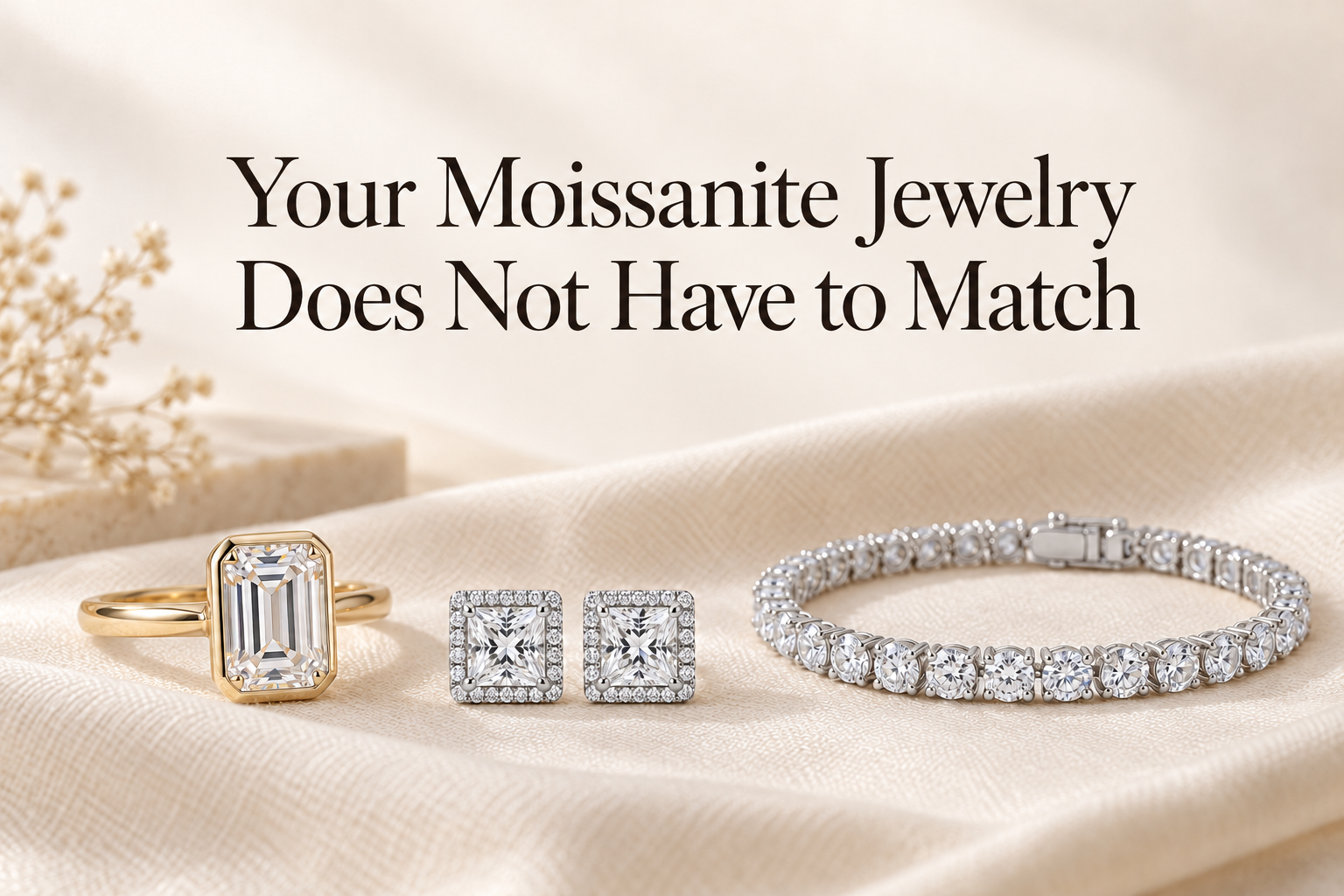 Your Moissanite Jewelry Does Not Have to Match