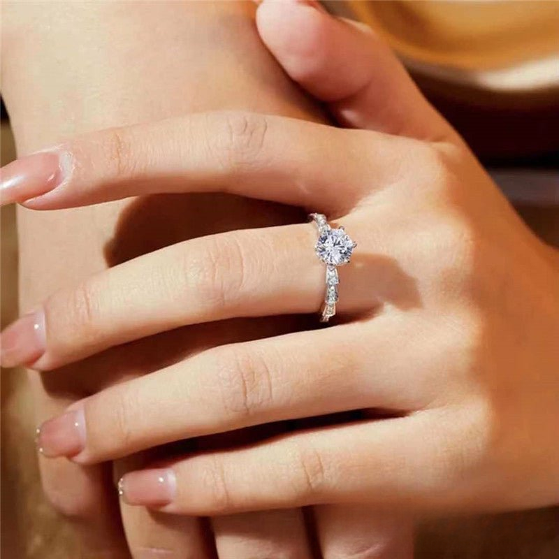 Minimalist Geometric Moissanite Ring For Women And Men