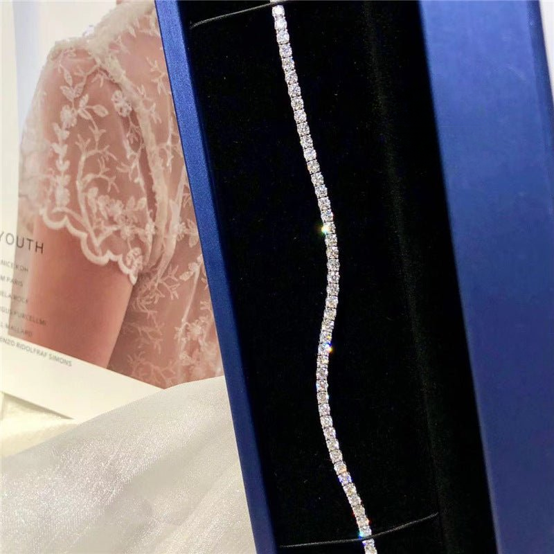 Four-Prong Moissanite Tennis Bracelet